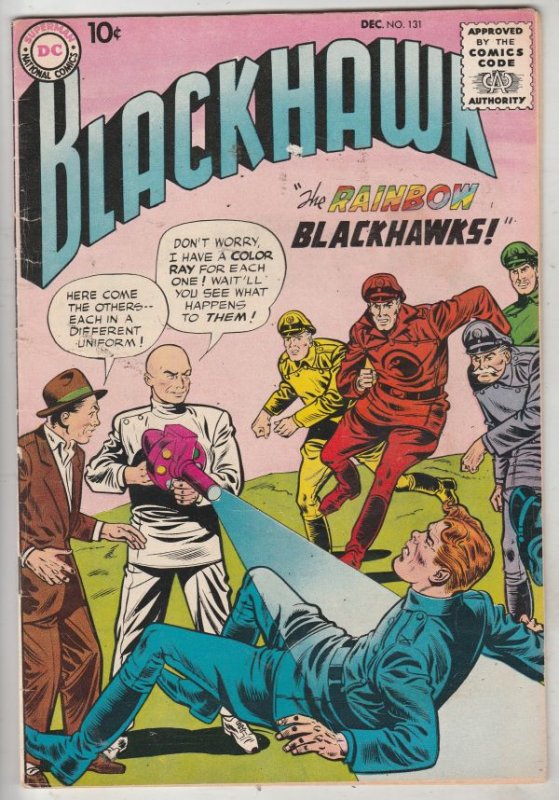 Blackhawk #131 (Dec-58) VF High-Grade Black Hawk, Chop Chop, Olaf, Pierre,Chu...