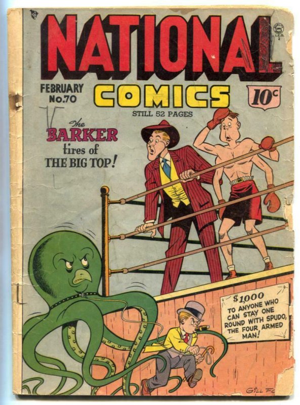 National Comics #70 1948- Barker- Quicksilver P