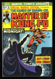 Special Marvel Edition #16 FN 6.0 1st Midnight!