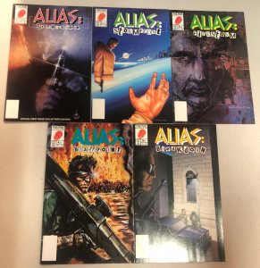 Alias (1990) #1-5 (F/VF) Complete Set by Now Comics