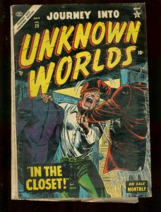 JOURNEY INTO UNKNOWN WORLDS#29 1954 WEREWOLF DRACULA VG-