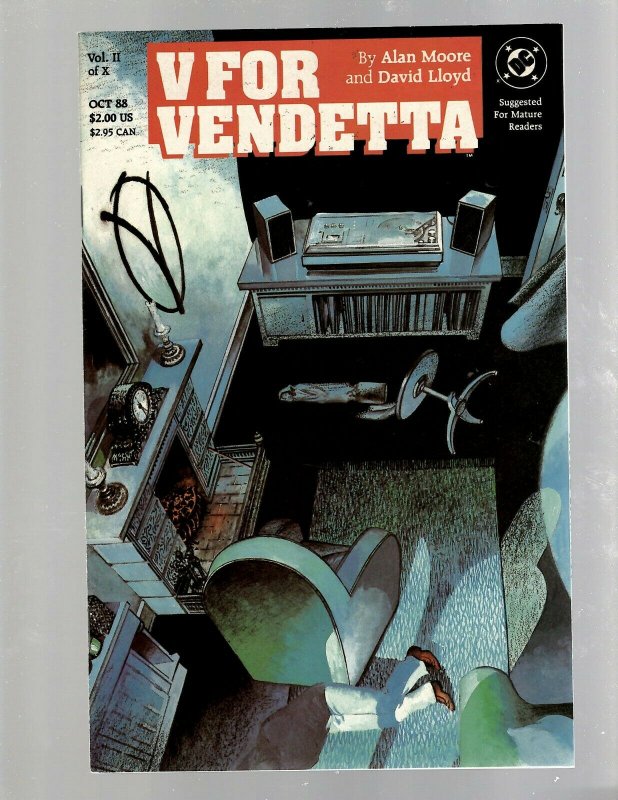 V For Vendetta Complete DC Comics LTD Series # 1 2 3 4 5 6 7 8 9 10 A. Moore SB5