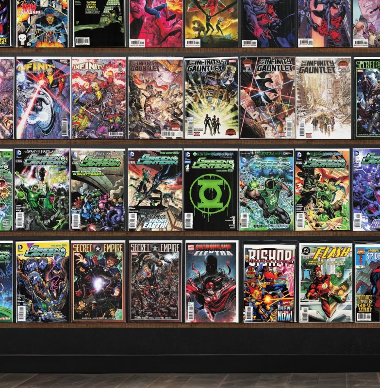 Huge Lot 150+ Comics with Green Lantern, Adventures Of Superman & More!