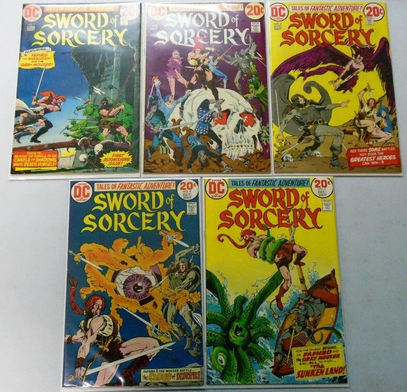 Sword of Sorcery, Set:#1-5, 6.0/FN (1973)