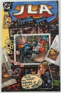 JLA Welcome To The Working Week #1 2003 Patton Oswalt DC Comics TP E5