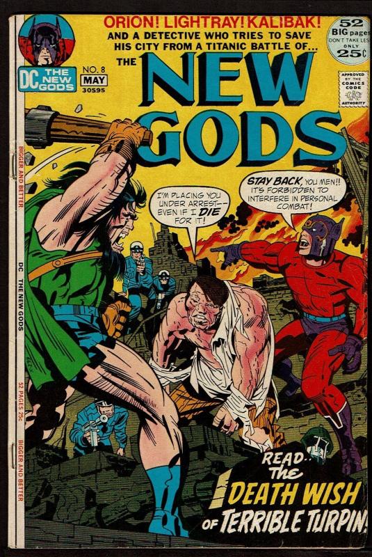 The New Gods #8 (Apr-May 1972, DC) FN