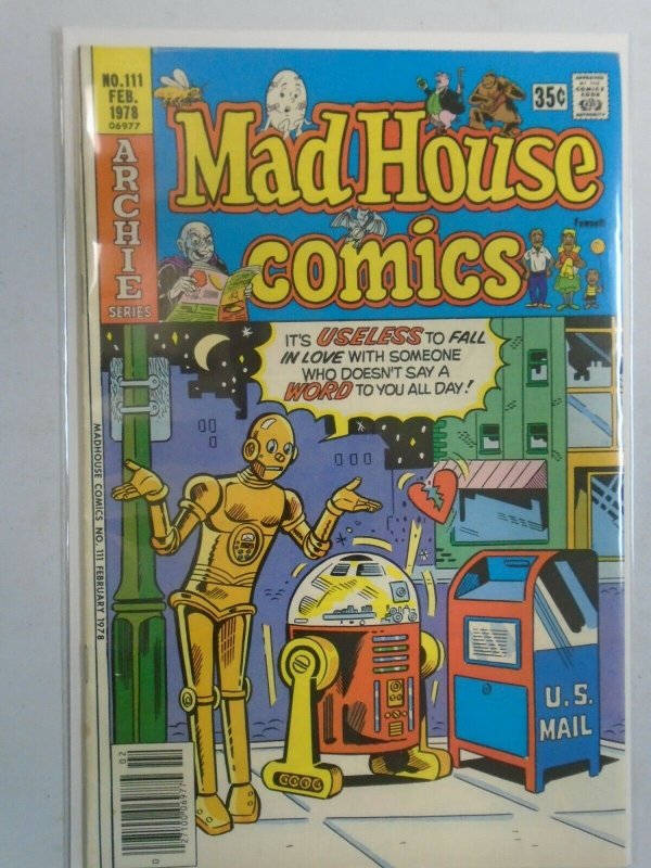 Madhouse Comics #111 Star Wars parody featuring R2-D2 + C3PO 6.0 FN (1978)