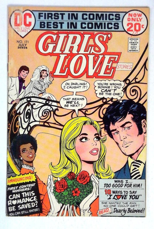 Girls' Love Stories #171 DC (1972) VG