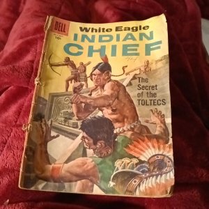 White Eagle Indian Chief #27 (july-sept 1957 Dell) Western Comic Book silver age