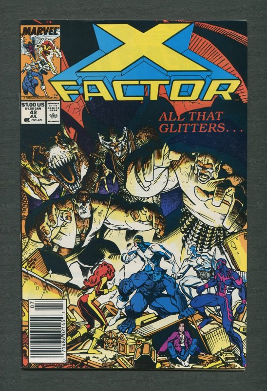 X-Factor #42  / 9.2 NM - 9.4 NM /  Newsstand / July 1989