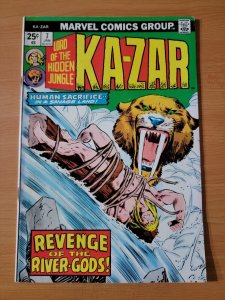 Ka-Zar #7 ~ VERY FINE VF ~ 1975 Marvel Comics