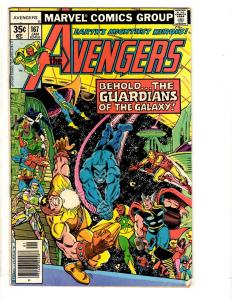Avengers # 167 FN/VF Marvel Comic Book Hulk Captain America Iron Man Thor CR45