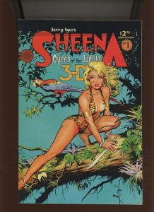 (1985) Sheena 3-D Special #1: INCLUDES 3-D GLASSES (NOT THE ORIGINAL)! (8.5/9.0)
