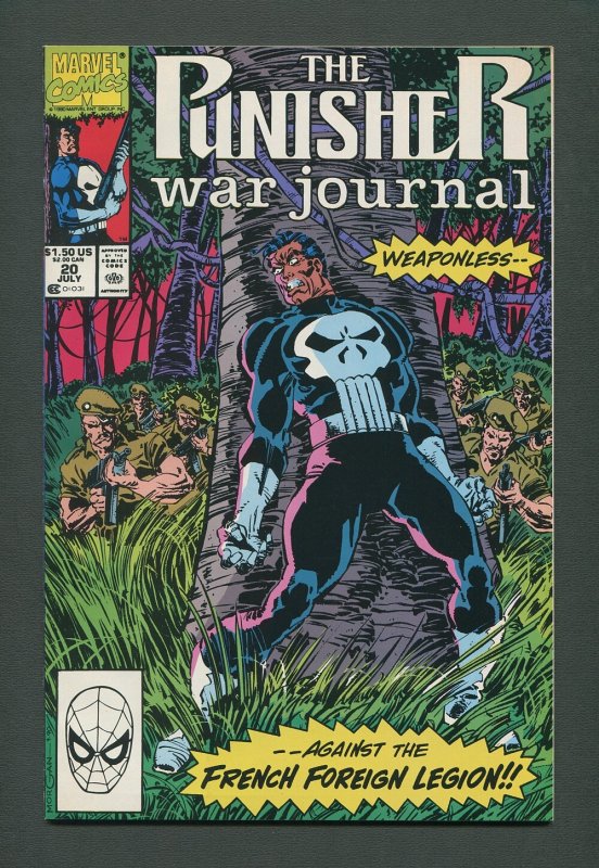 Punisher War Journal #20 / 9.2 NM-  /  July 1990