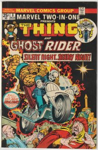 Marvel Two In One #8 (Mar 1975, Marvel), VG (4.0), Thing & Ghost Rider star