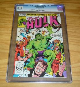 Incredible Hulk #279 CGC 8.5 3rd rocket raccoon - white pages - bill mantlo 1983