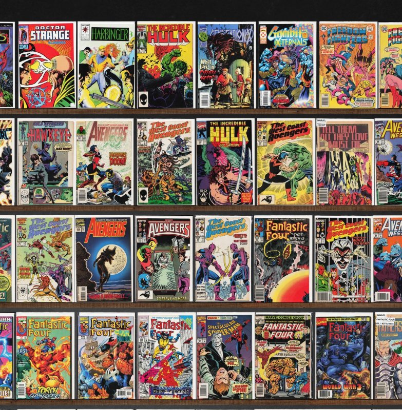 Huge Lot 150+ Comics with The Avengers, Fantastic Four, X-Factor & More!