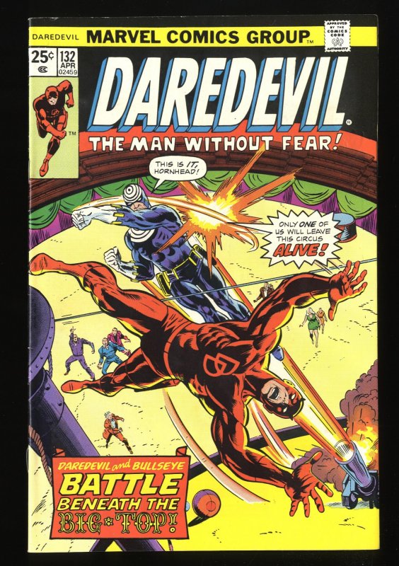 Daredevil #132 VF- 7.5 2nd Bullseye!