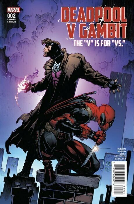 Deadpool v Gambit #2 Cover B Variant Larry Stroman Cover. NM Marvel Comic