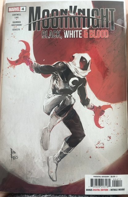 Moon Knight: Black, White & Blood #4 (2022) Moon Knight 