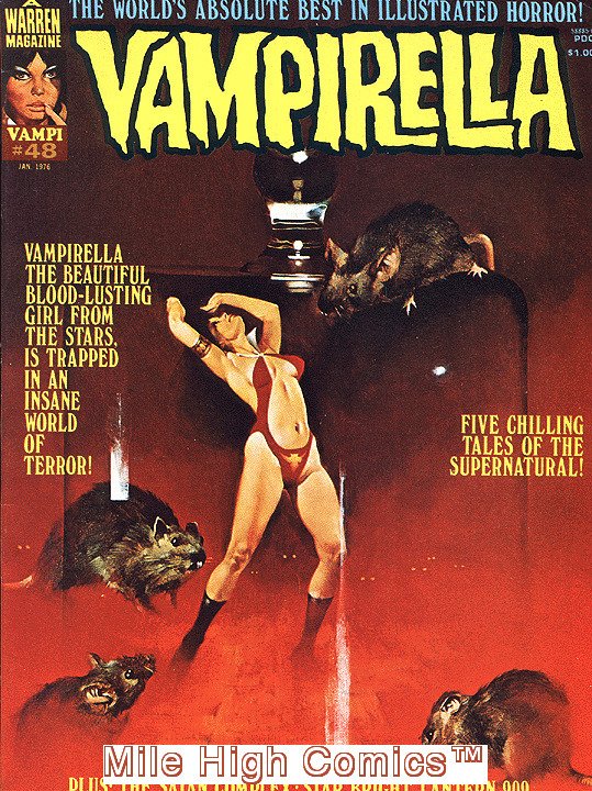 VAMPIRELLA  (MAGAZINE) (1969 Series) #48 Near Mint