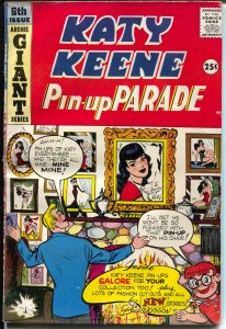 Katy Keene Pin-Up Parade #6 1959-Bill Woggon-fashions-pin-ups-paper dolls-VG