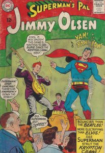 Superman's Pal Jimmy Olsen #88 VG ; DC | low grade comic Beatles Tribute 1965