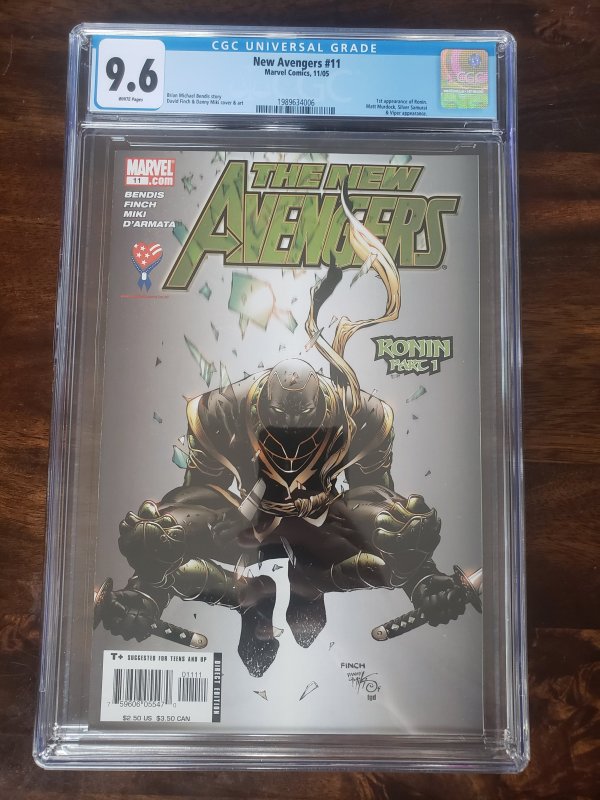 New Avengers 11 CGC 9.6 1st appearance of Ronin