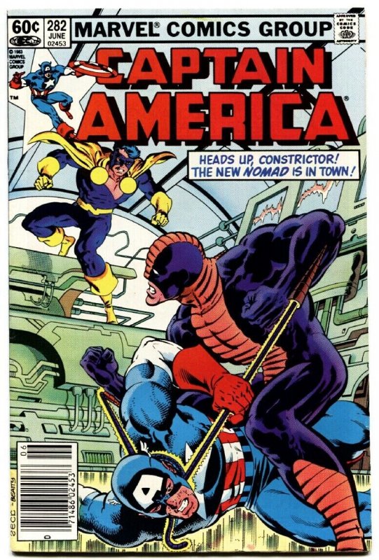 Captain America #282-vf+-high grade-FIRST NOMAD-MARVEL