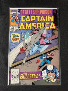 Captain America #373 (1990) — 1st Leon Hoskins — High Grade