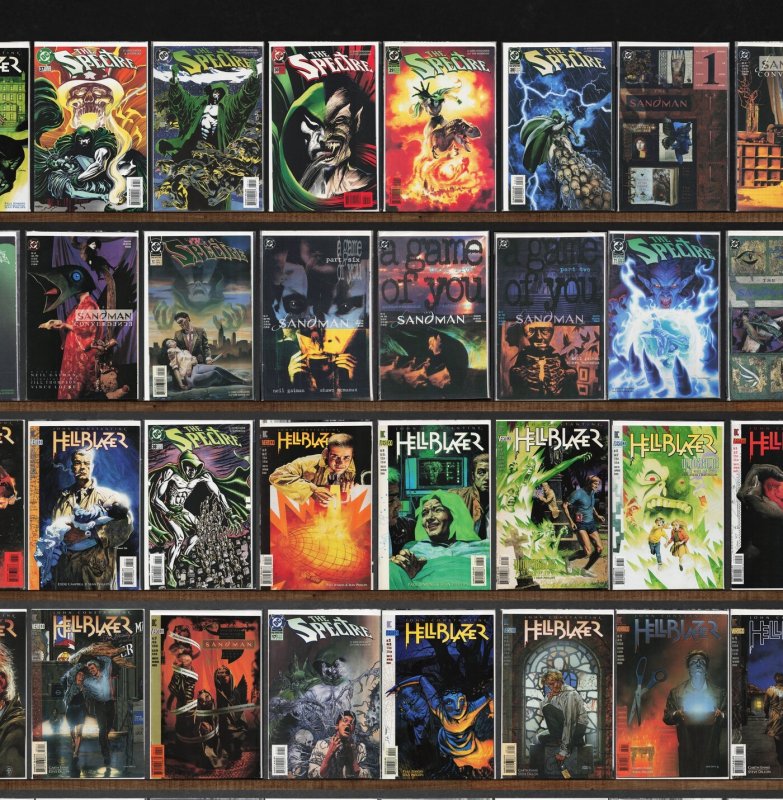 Huge Lot 150+ Comics with Hellblazer, The Sandman, The Spectre & More!