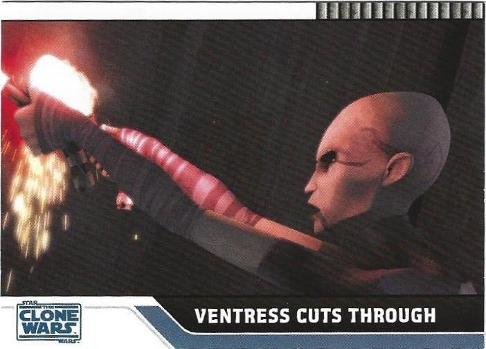 2008 Star Wars: The Clone Wars #62 Ventress Cuts Through