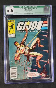 G.I. Joe ARAH #21 - 1st App Storm Shadow/Silent Issue (CGC Qualified 6.5) 1984