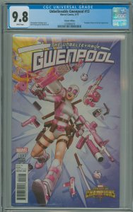 The Unbelievable Gwenpool #13 Variant Cover (2017) CGC 9.8!!