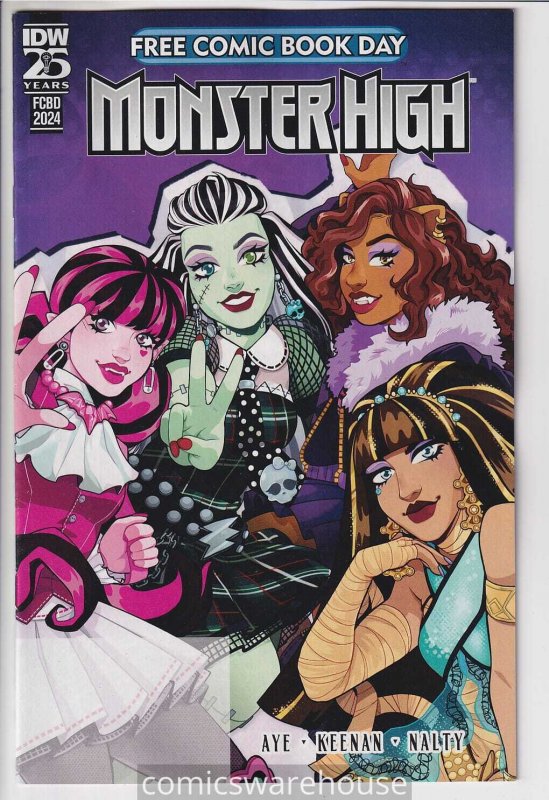 FCBD 2024 MONSTER HIGH (2024 IDW) #1 NM Unstamped