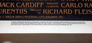 Conan the Destroyer Schwarzenegger Original movie poster (1984) ROLLED C8/EX