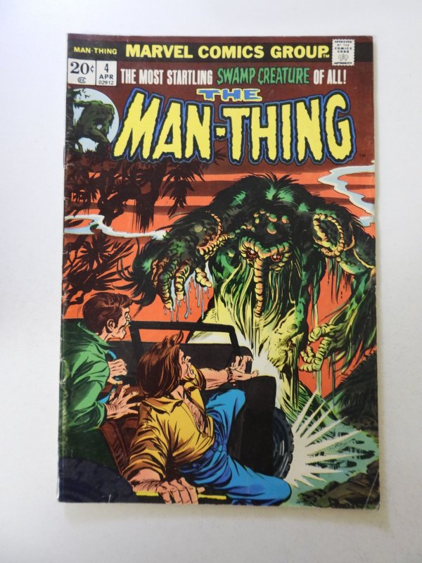 Man-Thing #4 (1974) FN- condition MVS intact