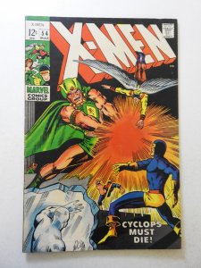 The X-Men #54 (1969) VG Condition moisture damage