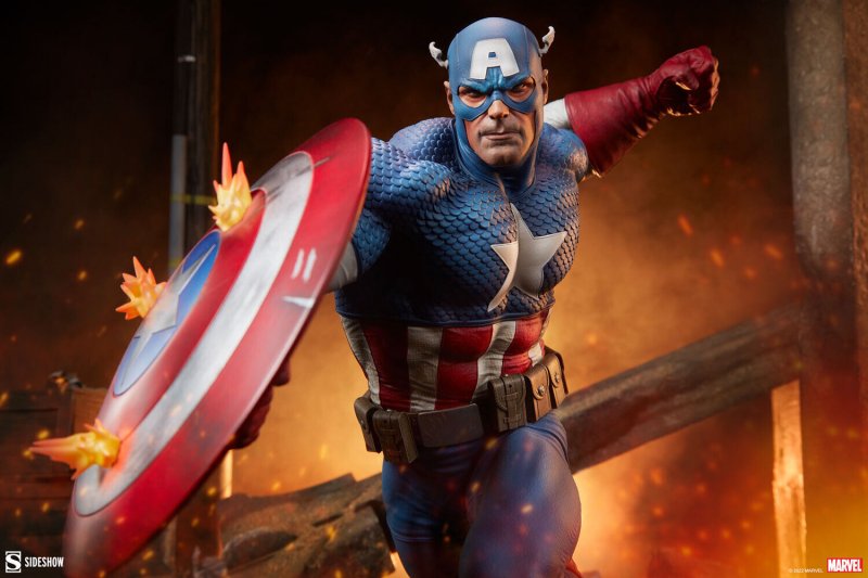 Sideshow Collectibles Captain America Limited Ed Premium Format Statue IN STOCK 