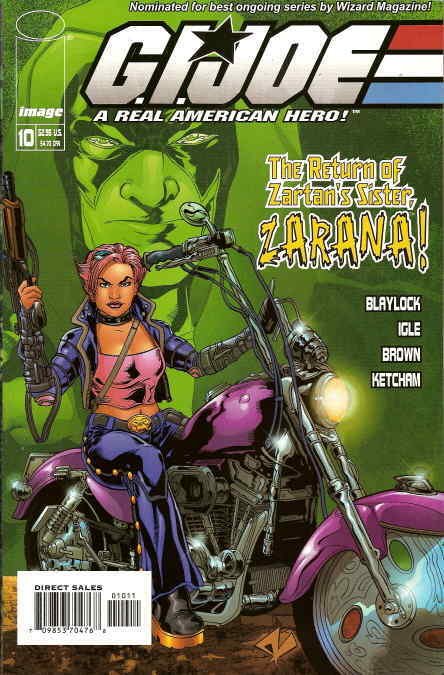 G.I. Joe Comic Book #10 VF/NM ; Image | Zarana