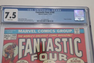 Fantastic Four #140 CGC 7.5 1973