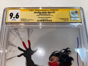 Amazing Spider-Man ( 2023 ) # 21 (CGC 9.6 SS) Signed David Nakayama  Convention