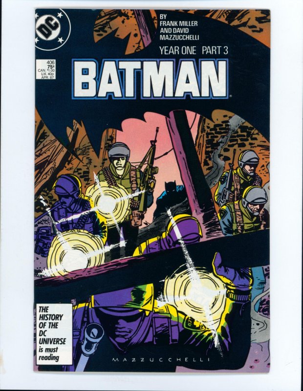 Batman #406 Direct Edition (1987) Pt. 3 of Frank Miller's classic Year O...