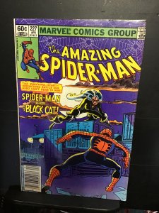 The Amazing Spider-Man #227 (1982)  Black Cat key!  VF+ Wow