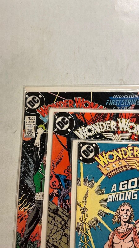3 Wonder Woman DC Comic Books # 23 24 25  Batman Superman Atom Flash 70 CT2