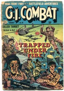 G.I. Combat #16 1954- Golden Age War comic parachute cover p/f