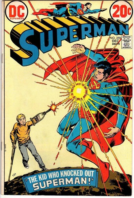 SUPERMAN 259 VG  December 1972