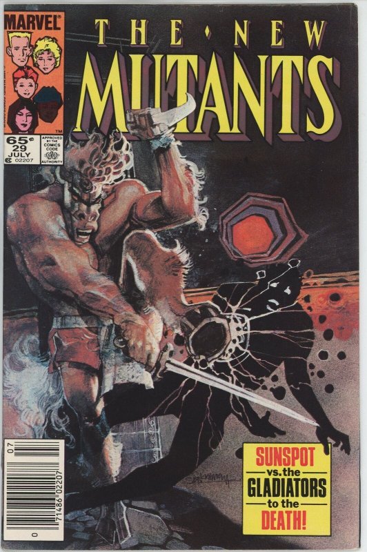 New Mutants #29 (1983) - 5.5 FN- *Back at the Mansion* 