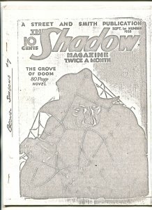 Bronze Shadows #7 1966-JOHN D MACDONALDDoc Savage fanzine-NICK CARR-vg