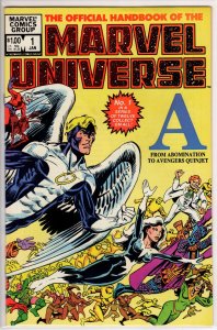 The Official Handbook of the Marvel Universe #1 (1983) 9.0 VF/NM